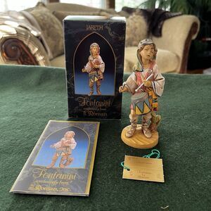 Fontanini JARETH Drummer Boy 5" Scale Nativity Figurine Story Card Box 55103
